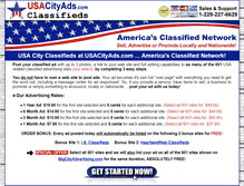 Tablet Screenshot of cityads.us